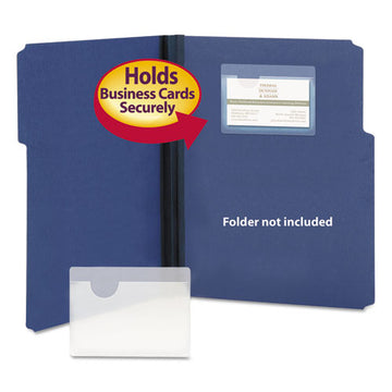 Smead® Self-adhesive Poly Pockets, Top Load, 4 1-16 X 3, Clear, 100-box freeshipping - TVN Wholesale